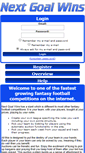 Mobile Screenshot of nextgoalwins.com